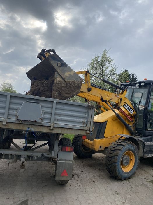 Usługi koparko-ładowarką JCB