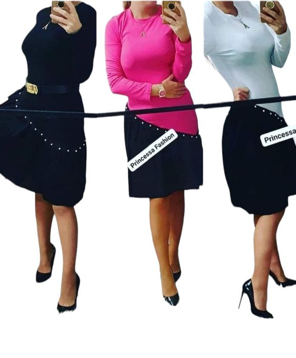 Sukienka perła czarna