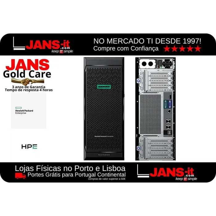 HP ML350 G10 2P Xeon Gold 6138 | 64GB | 2x SSD 500GB Garantia 3 Anos