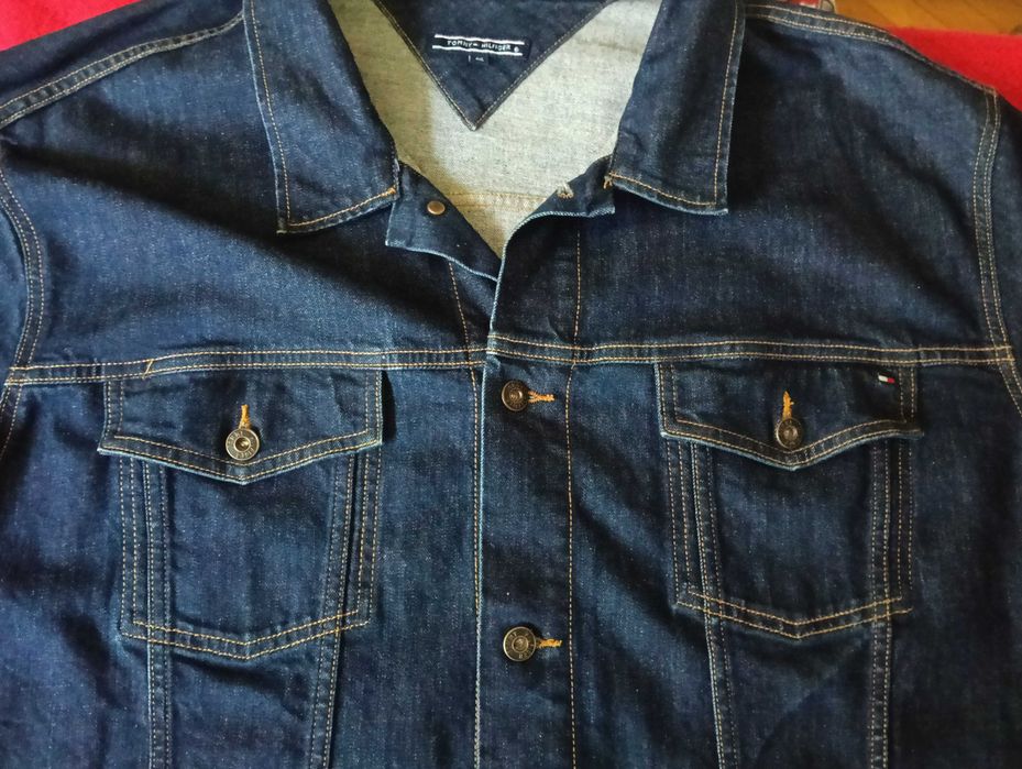 TOMMY HILFIGER Kurtka jeansowa Dla dużego Pana  r.4XL Polecam.Nowa