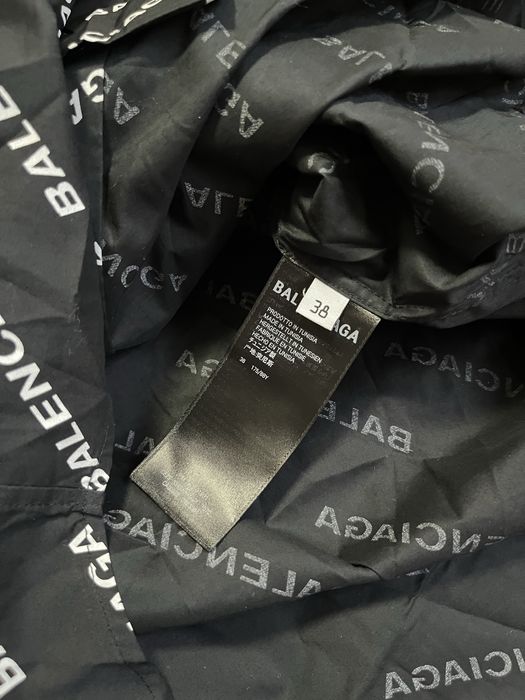 Рубашка Balenciaga Logo Print Monogram Size 38 S