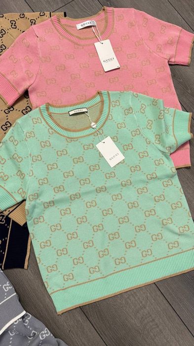 Кофта футболка поло американка Gucci