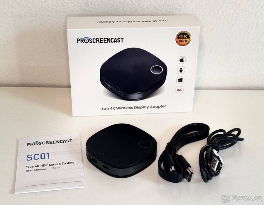 ProScreenCast SC01 — Безпровідний HDMI приймач (Screen Mirroring)