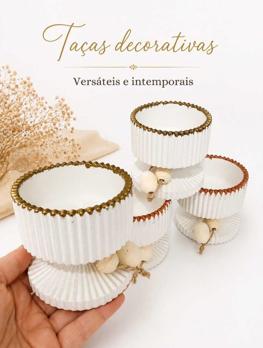 Lembranças e peças decorativas em gesso feito á mão