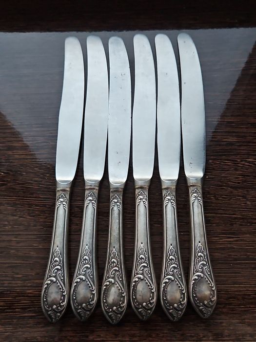 Набор ножей,серебро 875*