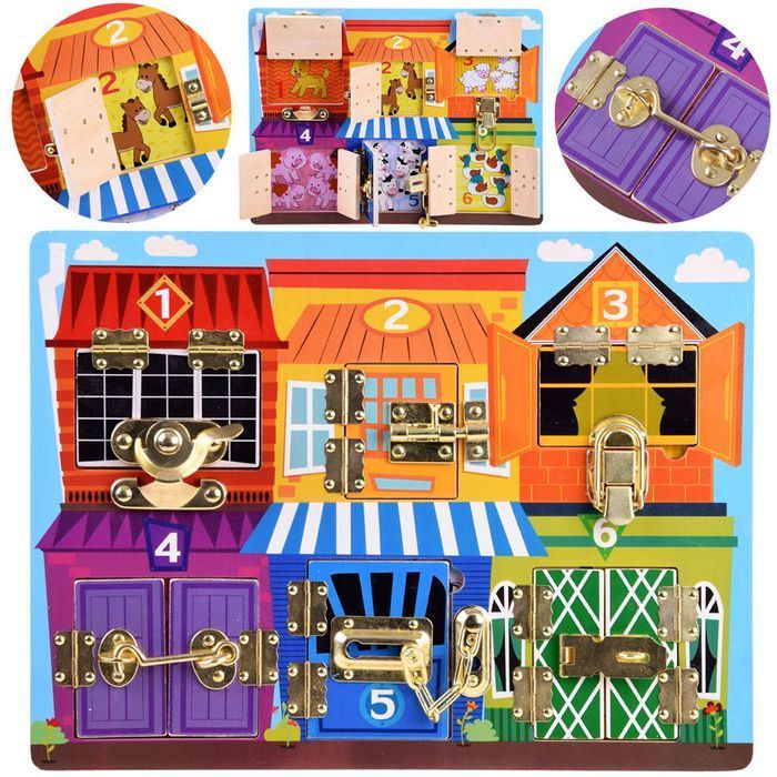 Tablica Sensoryczna Manipulacyjna Zamki Za4133