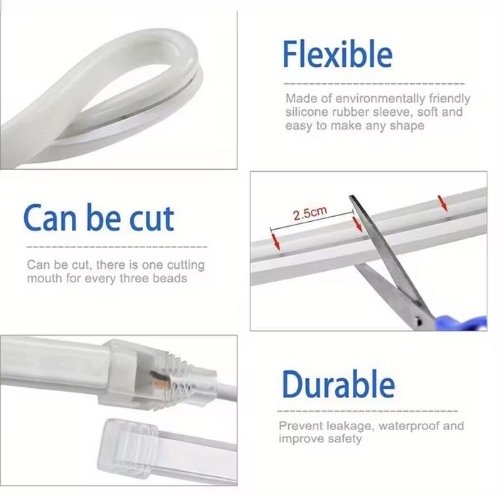 LED стрічка USB вологостійка 2 м, светодиодная лента юсб водостойкая