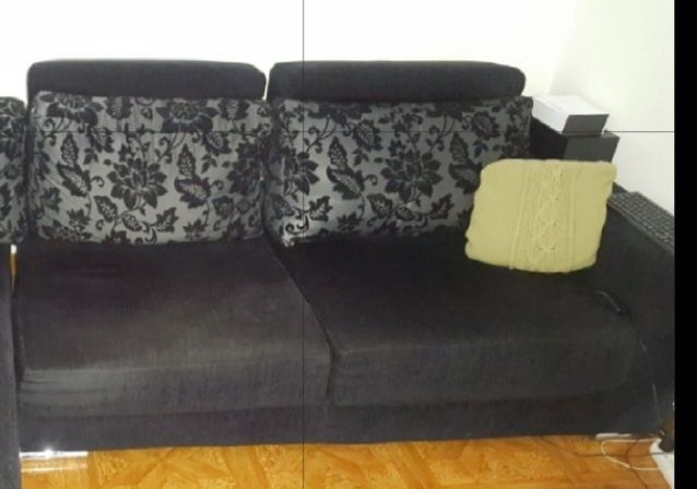 Sofa chese long  preto