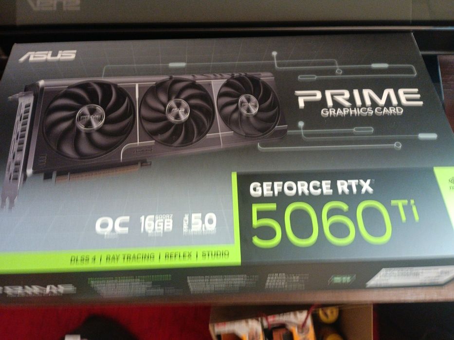 ASUS Prime RTX 5060 Ti 16GB – prawie nowa, gwarancja, ideał
