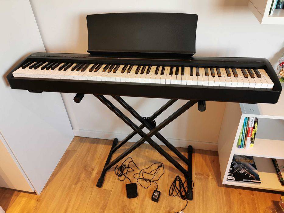 Pianino Kawai ES-120B ze statywem - jak nowe, gwarancja do 25.01.2027
