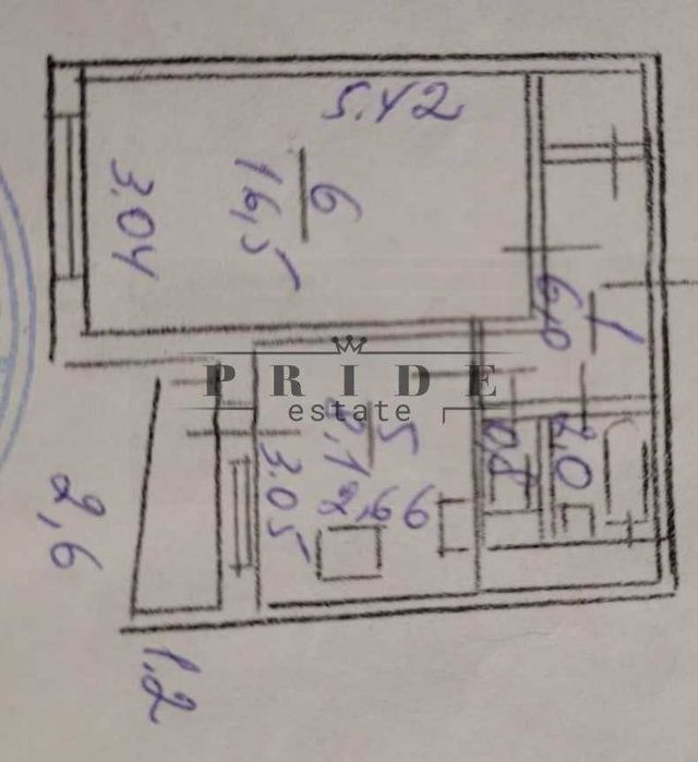 .Перспективна однокімнатна квартира, низький поверх, Воскресенка