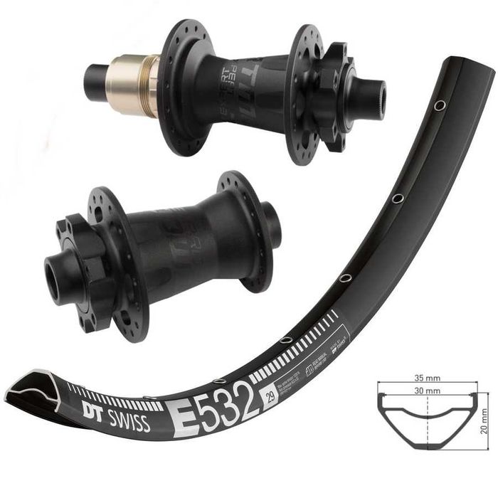 Koła DT Swiss E532 + Dartmoor Reel Expert boost, enduro nowe