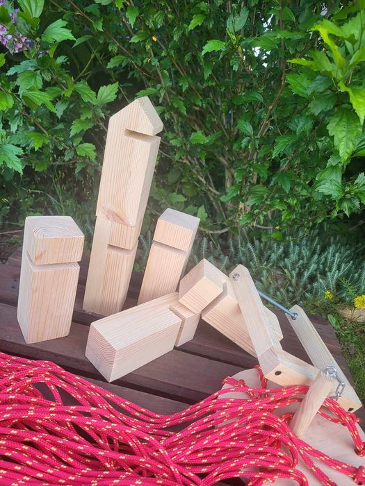 2 komplety Wierza liderów jenga weselna XXL