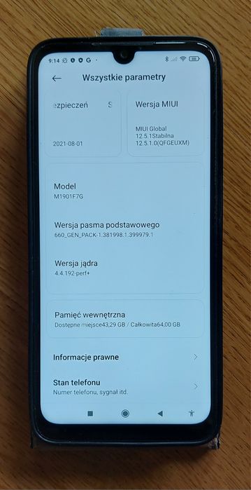 Telefon Xiaomi redmi note 7