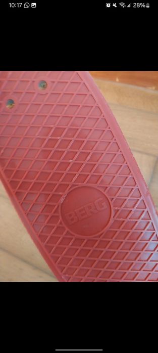 skate da berg vermelho