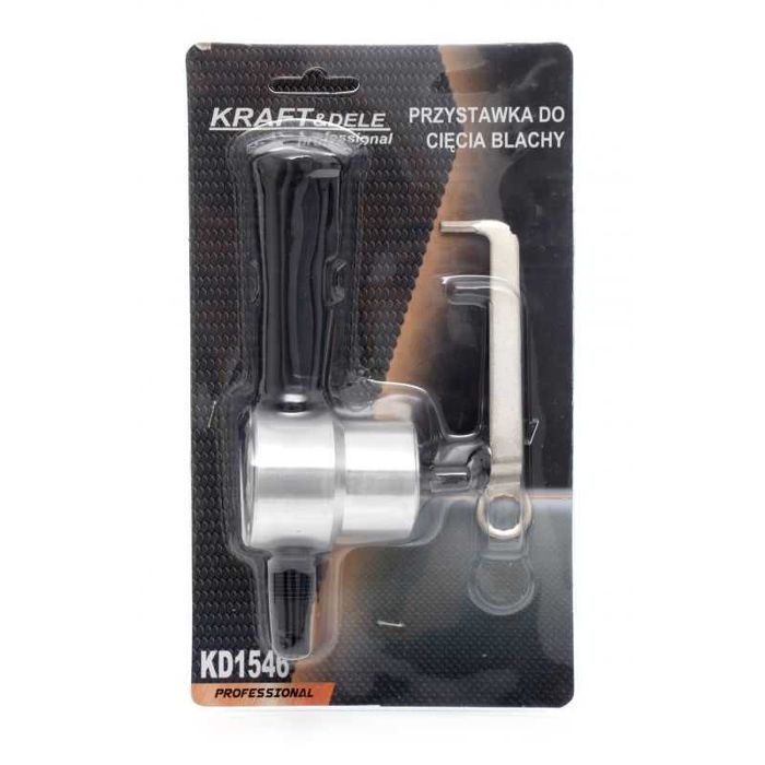 Nożyce do cięcia blachy - przystawka do wiertarki KD1546