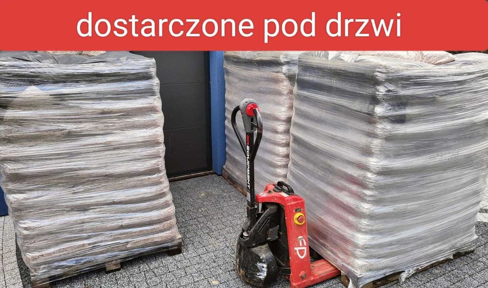 Pellet, pelet z drewna iglastego, brykiet ruf transport.
