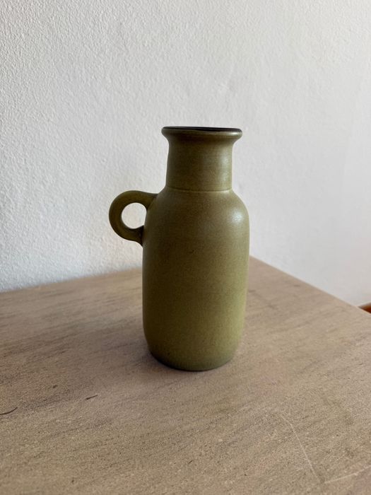 Jarra Vintage em Grés Verde com Asa