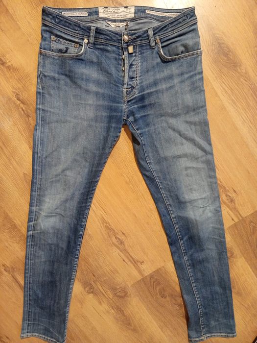 Jacob Cohen original legit slim stretch luksusowe wiosnę jeansy męskie