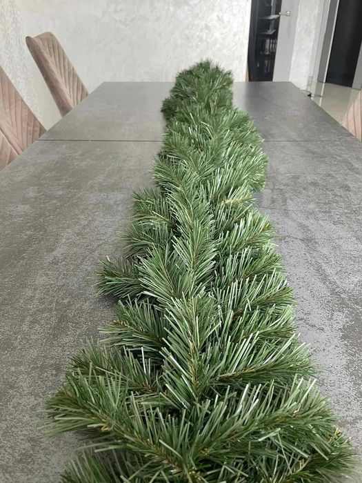 НОВОРІЧНА ШТУЧНА ХВОЯ! Прикраса Новорічна! Декор хвоя!