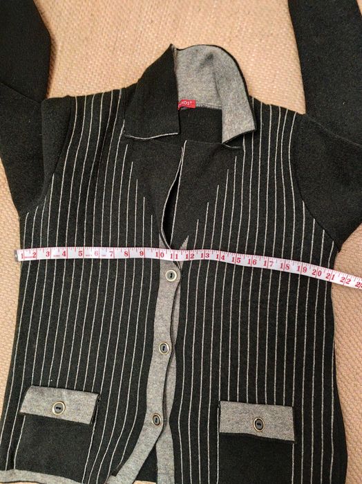 Casaco de malha, de senhora, cor cinzento