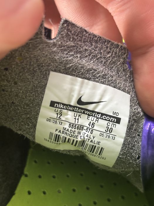 Buty pilkarskie korki lanki mercurial vapor 2013r, jak nowe, 46