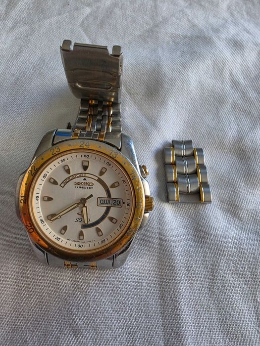 Relógio Seiko Kinetic Antigo