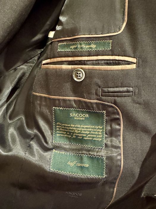 Fato cinzento escuro Sacoor