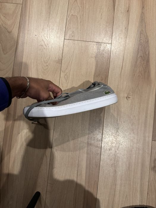 Lacoste la piquée cinzento