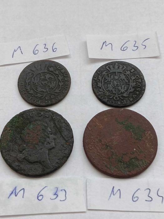 z K1 M633, 3 grosze trojak 1772 AP Poniatowski SAP starocie vintage
