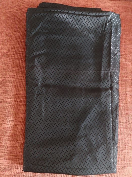 Ткань ацетатный шелк чёрный 7,5м