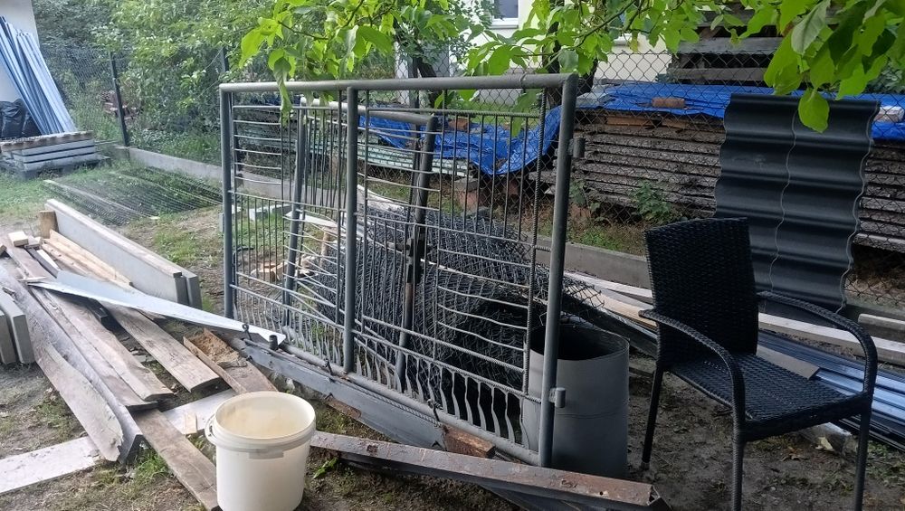 Ogrodzenie z rozbiórki