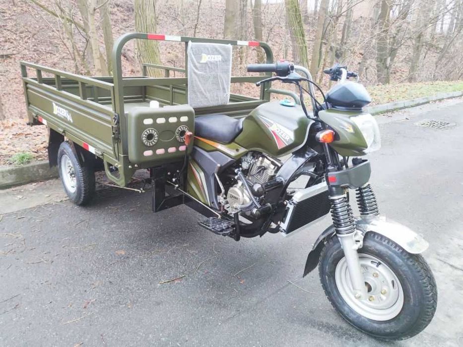 Трицикл бензиновий 200 куб Дозер вантажний муравей Dozer без передплат