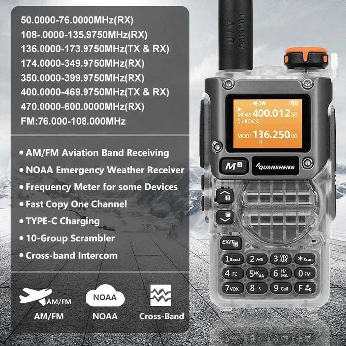 Quansheng UV-K6 Walkie Talkie 512KB