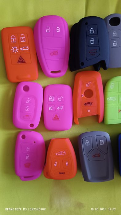 Capas em silicone p/chave