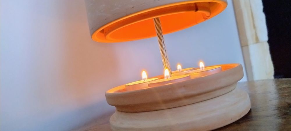 Kominek-podgrzewacz . Odstraszacz owadów.