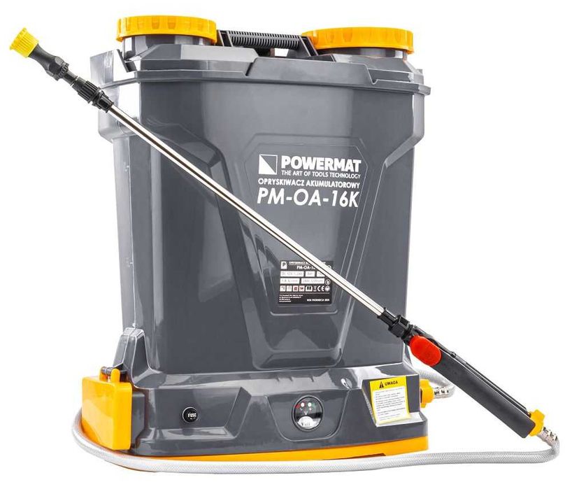 POWERMAT Opryskiwacz Akumulatorowy Elektryczny 16l Plecakowy PM1001