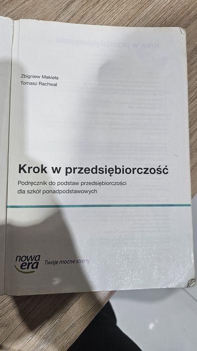 Książka do Przedsiębiorczości