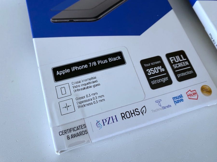 Capas e vidros protectores 3MK para iPhone 7 e iPhone 8 Plus