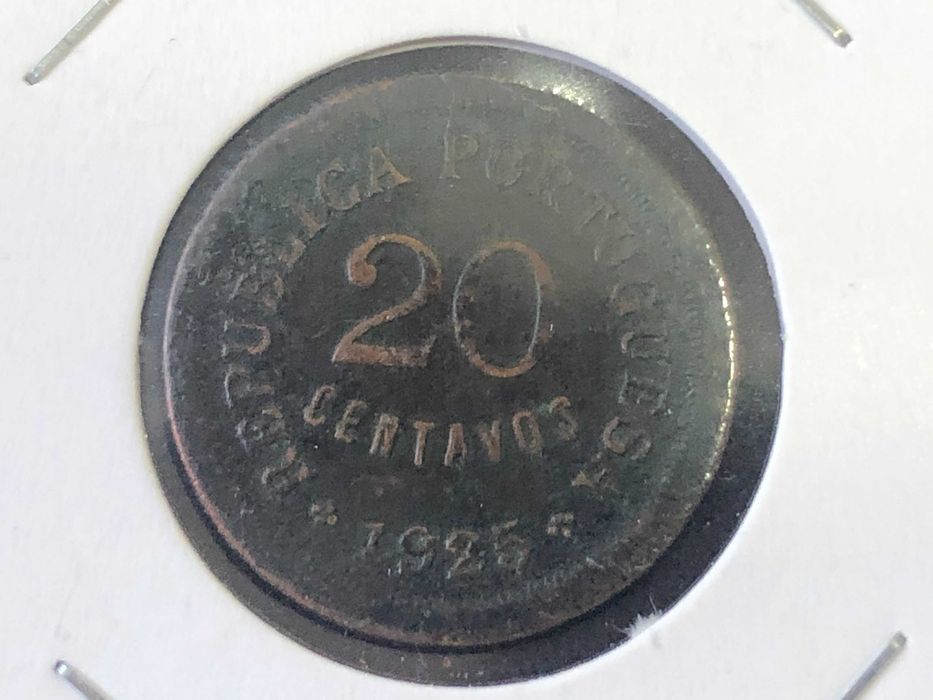 Portugal 1925 - 20 Centavos Bronze