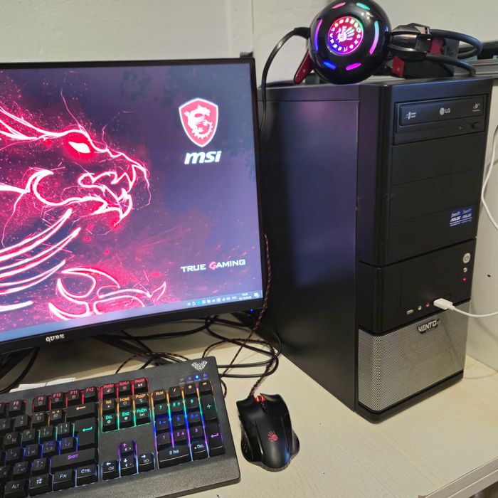 Игровой пк i7 gtx 1060 ram 10 gb ssd 320 gb  (возможно с монитором 75 гц )