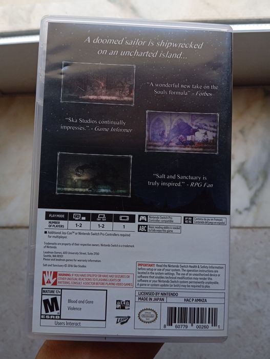 Salt and Sanctuary (Switch)