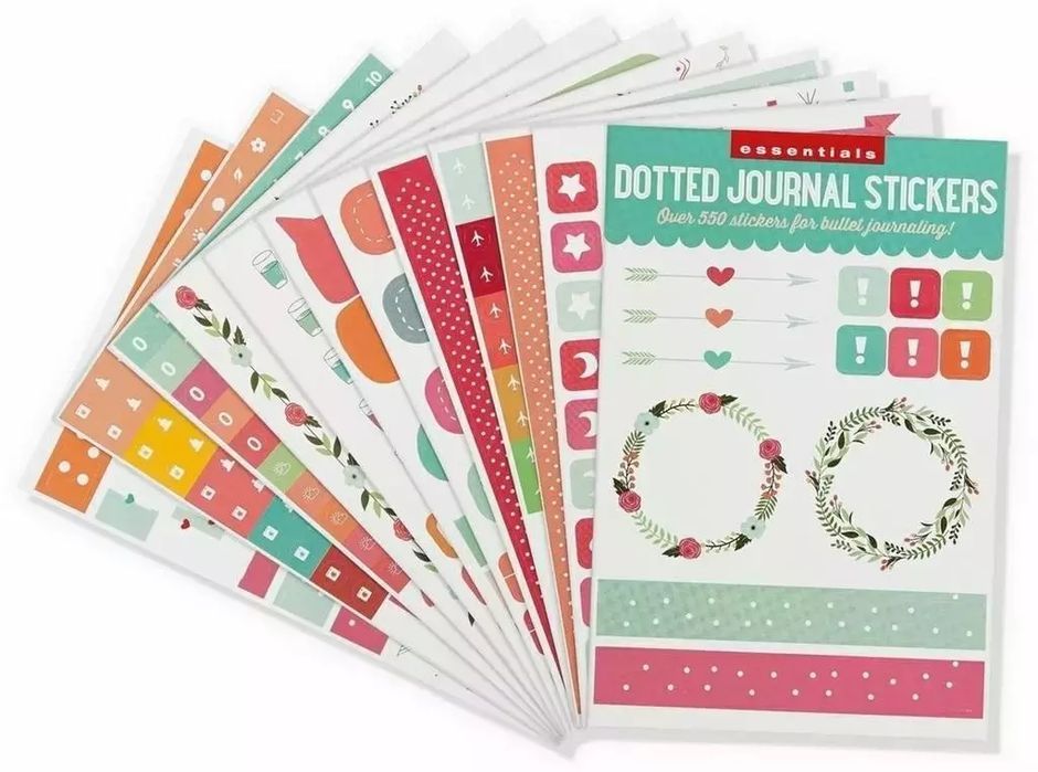 Naklejki Do Planera Bullet Journal 500Szt. Nowy Produkt