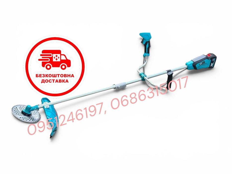 Акумуляторна коса Makita DUR 369 48V | 2 АКБ у комплекті | Потужна безщіткова мотокоса для трави