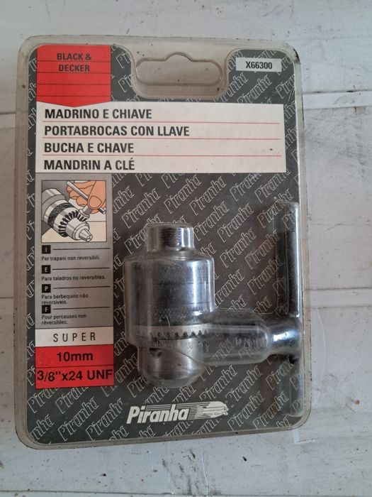 Mandril e chave para berbequim