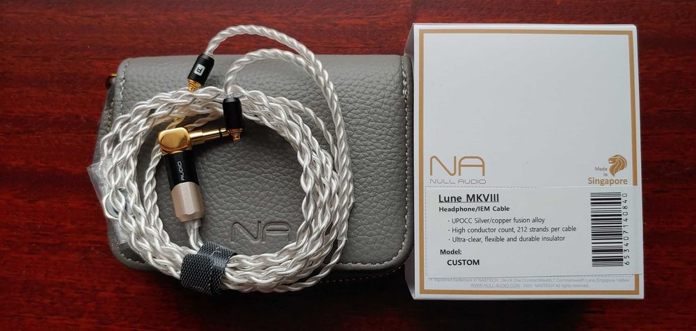 Kabel do słuchawek MMCX Null Audio Lune MKVIII Premium 3.5mm