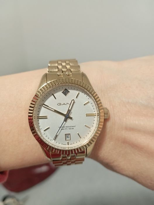 Relógio dourado Gant