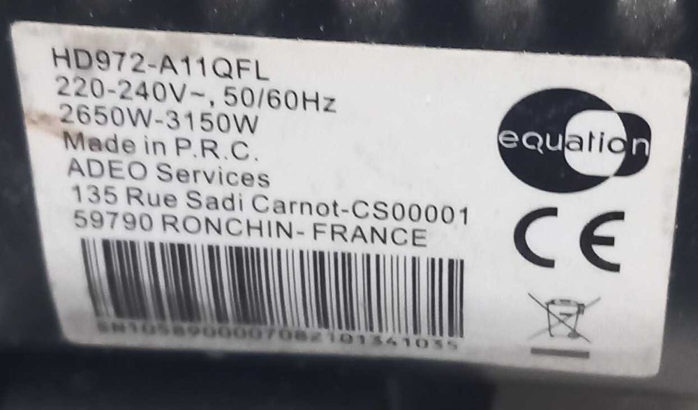 Grzejnik olejowy  Equation HD972-A11QFL