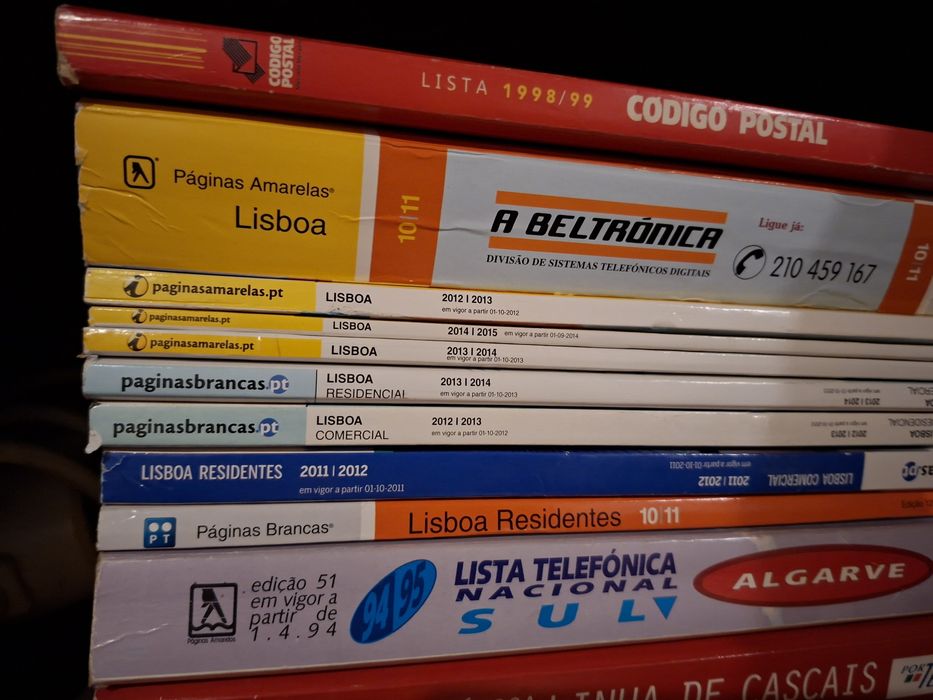Lote de listas telefonicas 1990's