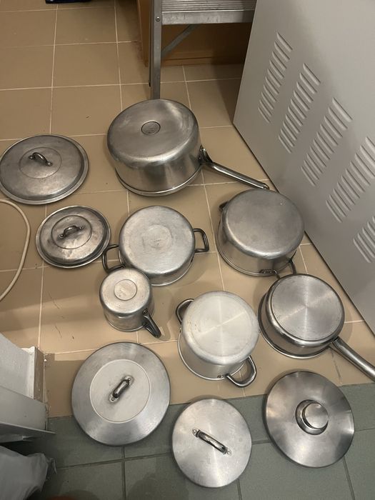 Conjunto de 7 panelas com tampas